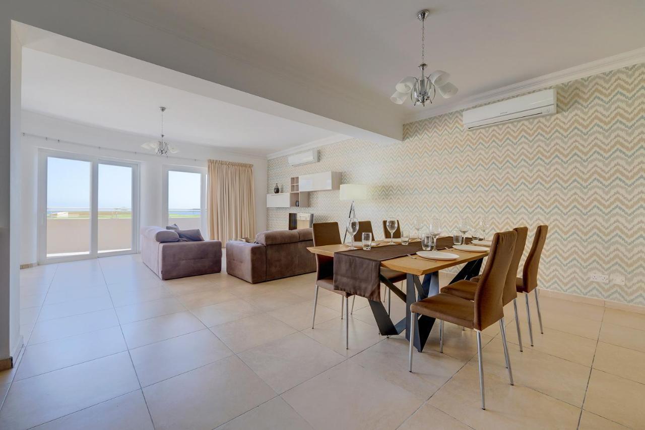 Seafront Lux Apart Inc Pool, Upmarket Area 斯利马 外观 照片