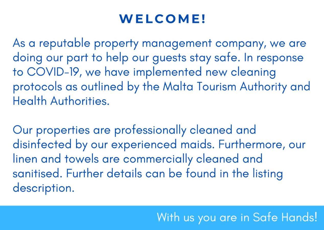 Seafront Lux Apart Inc Pool, Upmarket Area 斯利马 外观 照片